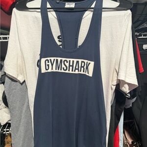 (Bundle) Gymshark Navy Blue and grey Tank Top (stringer)
